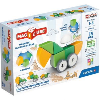 GEOMAG MagiCube 4 Shapes recycled Kka - klocki magnetyczne 13el. G202
