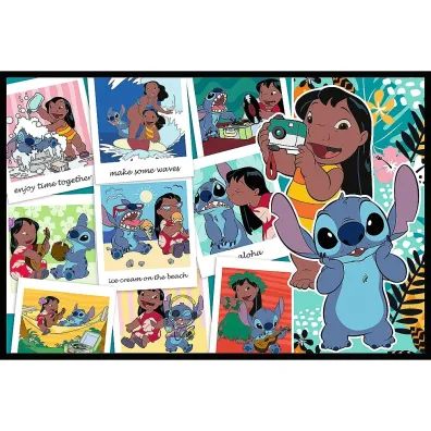 Puzzle 2x200 el. Weso�e �ycie Stitcha Trefl
