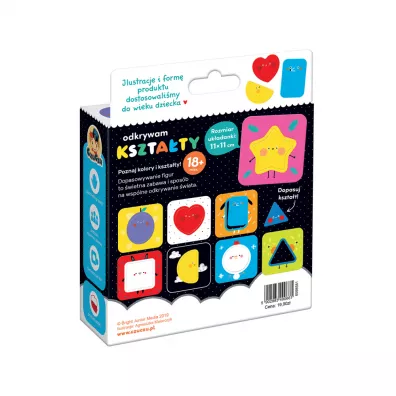 Puzzle Odkrywam ksztaty Bright Junior Media