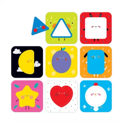 Puzzle Odkrywam ksztaty Bright Junior Media