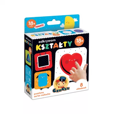 Puzzle Odkrywam ksztaty Bright Junior Media