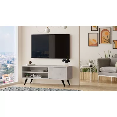 HowHomely Szafka RTV Cloud kolor szary