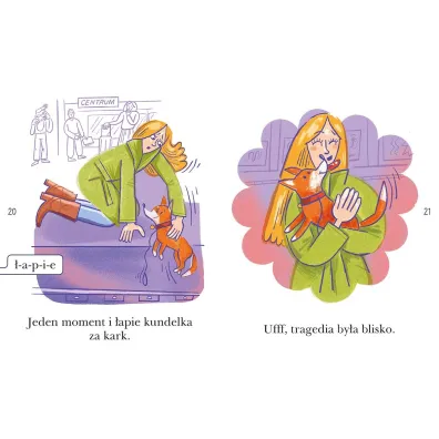 Wypadek na stacji metra. Czytam sobie. Poziom 1