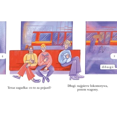 Wypadek na stacji metra. Czytam sobie. Poziom 1