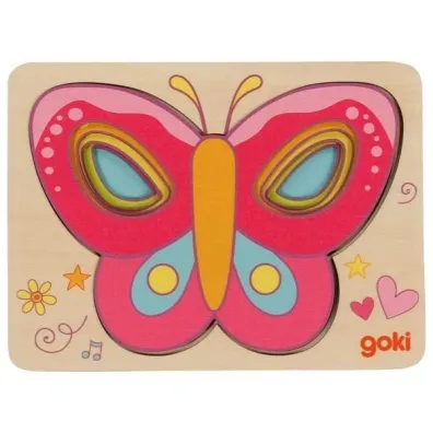 Puzzle warstwowe Motyl Goki
