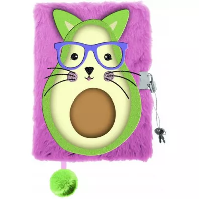 St. Majewski Pami�tnik z k��dk� 3D w�ochacz A5 My Little Friend Avocato 96 kartek