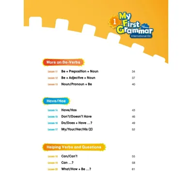 My First Grammar 1. Workbook + online