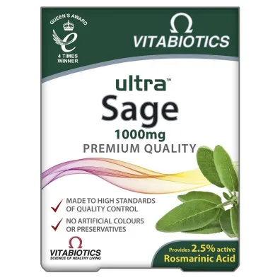 Vitabiotics Ultra Sage suplement diety z sza�wi� 30 tab.