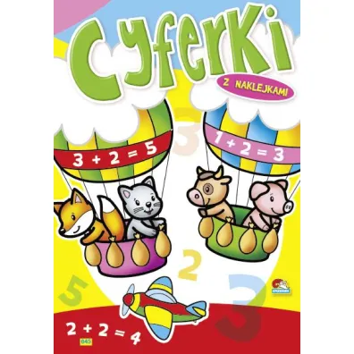 Kolorowanka. Cyferki - Mi� w ��eczku (A5, 16 str.)