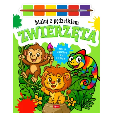 Zwierz�ta. Maluj p�dzelkiem - Wojciech Baturo