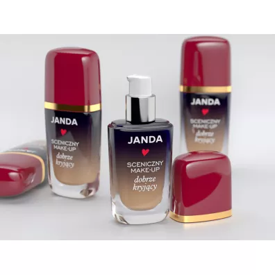 Janda Podkad sceniczny kryjcy 01 jasny be 30 ml