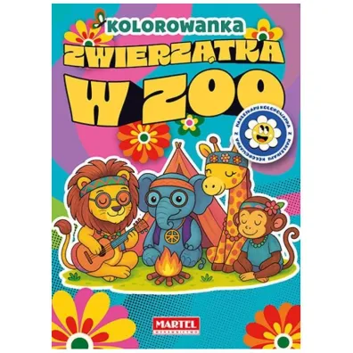 Zwierz�tka w zoo. Kolorowanka z naklejkami - Maciej  Ratajczyk