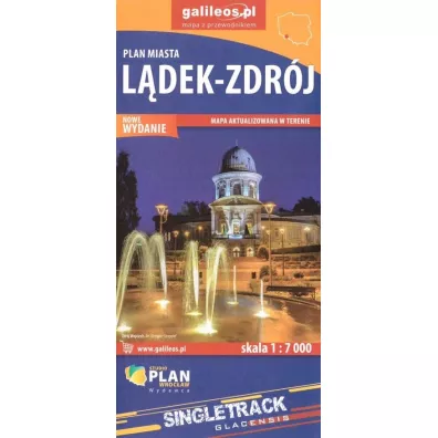 L�dek Zdr�j - plan miasta 1:7000