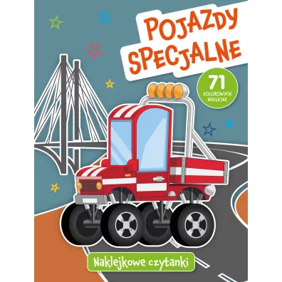 Naklejkowe czytanki. Pojazdy specjalne - Anna Wi�niewska