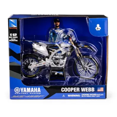 Yamaha YZ450F Star racing Cooper Webb 2022 1:12 Daffi