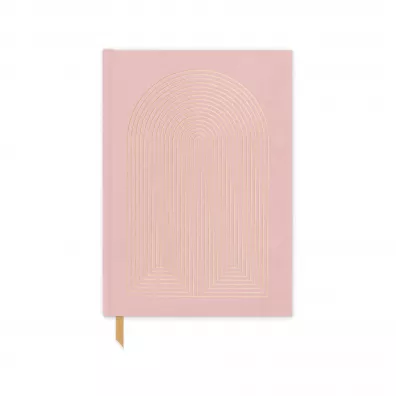 Designworks Ink Notatnik A5 Suede Dusty Pink 160 kartek
