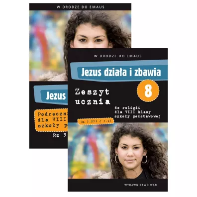 Pakiet: Jezus dzia�a i zbawia. Podr�cznik i zeszyt ucznia do religii dla klasy 8 szko�y podstawowej - Anna Walulik, Zbigniew Marek