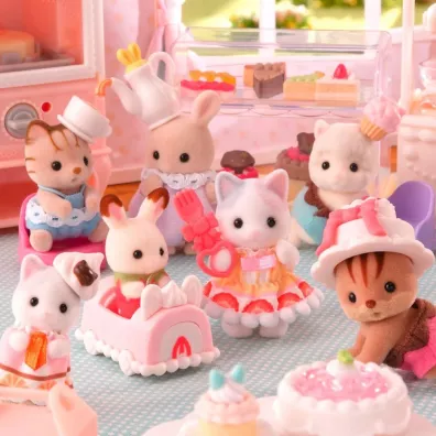 Sylvanian Families Cake party. Torebki niespodzianki