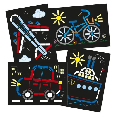 Zestaw kreatywny Crafty �rodki transportu Avenue Mandarine