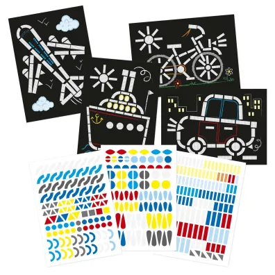 Zestaw kreatywny Crafty �rodki transportu Avenue Mandarine