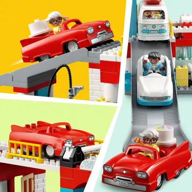 LEGO DUPLO Parking pi�trowy i myjnia samochodowa 10948