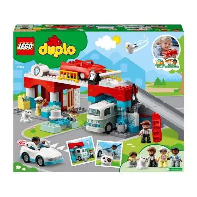 LEGO DUPLO Parking pi�trowy i myjnia samochodowa 10948