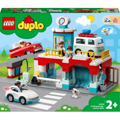 LEGO DUPLO Parking pi�trowy i myjnia samochodowa 10948