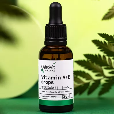 OstroVit Pharma Witamina A+E w kroplach - suplement diety 30 ml