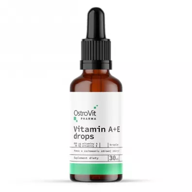 OstroVit Pharma Witamina A+E w kroplach - suplement diety 30 ml