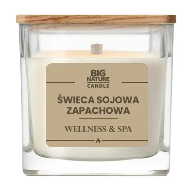 Big Nature �wieca sojowa o zapachu WELLNESS&SPA 220 g
