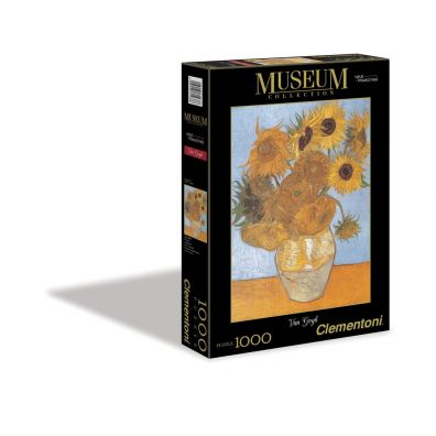 Puzzle 1000 el. Museum Collection. Van Gogh, Soneczniki Clementoni