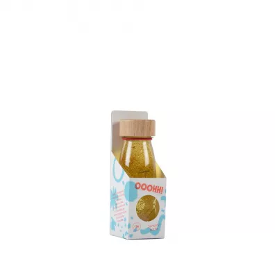 Petit Boum Butelka sensoryczna Float z�ota