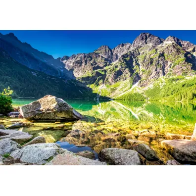 Puzzle 1500 el. Sunrise at Morskie Oko, Tatras, Poland Castorland