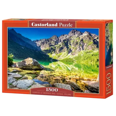 Puzzle 1500 el. Sunrise at Morskie Oko, Tatras, Poland Castorland