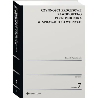Czynno�ci procesowe zawodowego pe�nomocnika w sprawach cywilnych