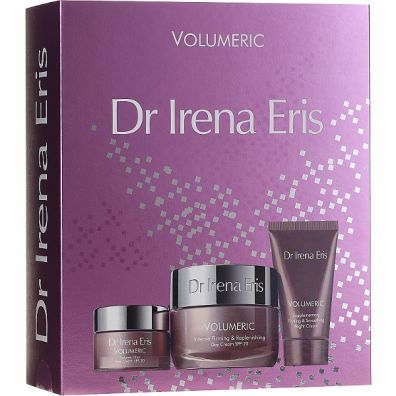 Dr Irena Eris Volumeric zestaw ujędrniający krem do twarzy na dzień + ujędrniający krem do twarzy na noc + krem pod oczy 50 ml + 30 ml + 15 ml