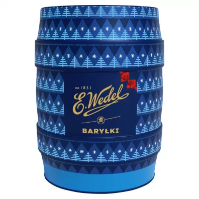 E.Wedel Bary�ki czekoladowe z nadzieniem alkoholowym wi�niowym, kakaowym oraz o smaku advocat i whisky 320 g