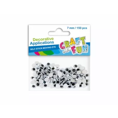 Craft with Fun Ozdoba dekoracyjna oczy 7mm