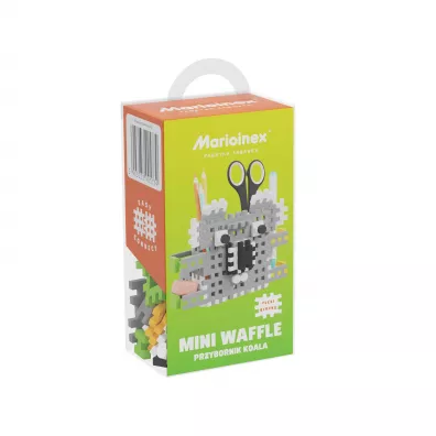 Klocki konstrukcyjne Mini Waffle 70 element�w Przybornik Koala MARIOINEX 905739