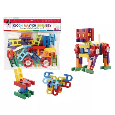 Klocki maych geniuszy drabinki 40 elementw 109473