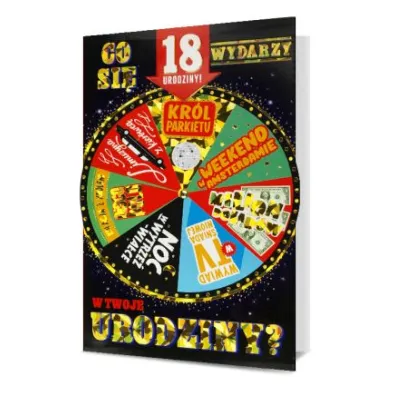 Pan Dragon Karnet B6 Urodziny 18