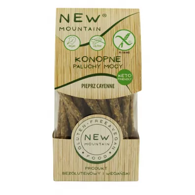New Moutain Paluchy mocy konopne z pieprzem cayenne bezglutenowe 200 g