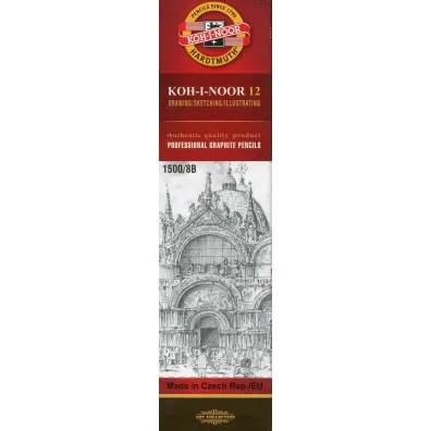Koh-I-Noor O��wek grafitowy 1500/8B 12 szt.