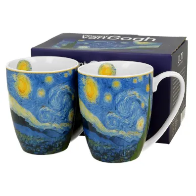 Duo Sp. z o.o. Komplet kubkw Van Gogh Starry Night 2 x 350 ml