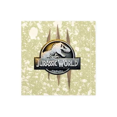 PartyDeco Serwetki Jurassic World 33x33cm