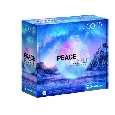 Puzzle 500 el. Peace Collection. Light Blue Clementoni