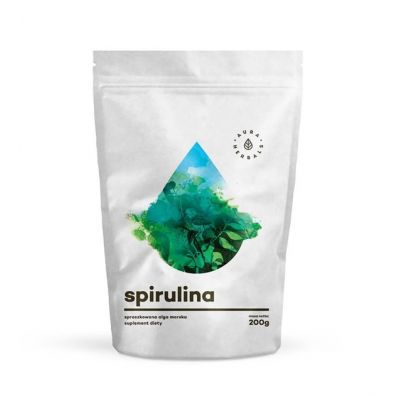 Aura Herbals Spirulina w proszku Suplement diety 200 g