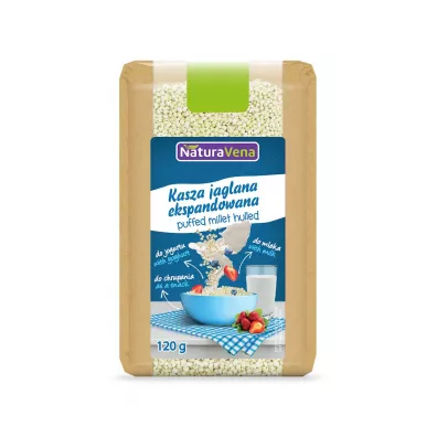NaturaVena Kasza jaglana ekspandowana 120 g