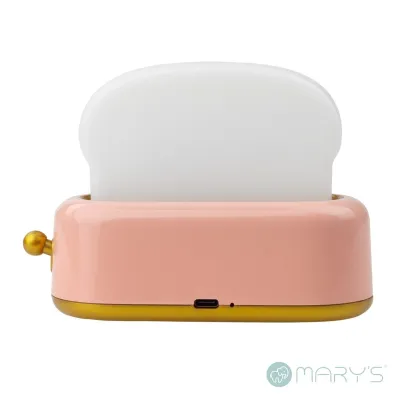 Marys Lampka nocna LED toster r�owy