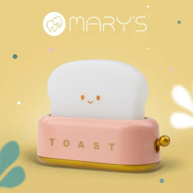 Marys Lampka nocna LED toster r�owy